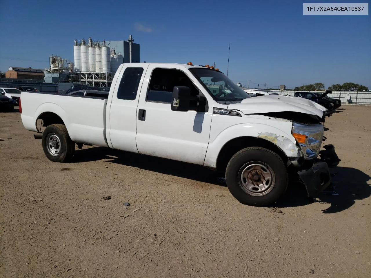 2012 Ford F250 Super Duty VIN: 1FT7X2A64CEA10837 Lot: 74305074