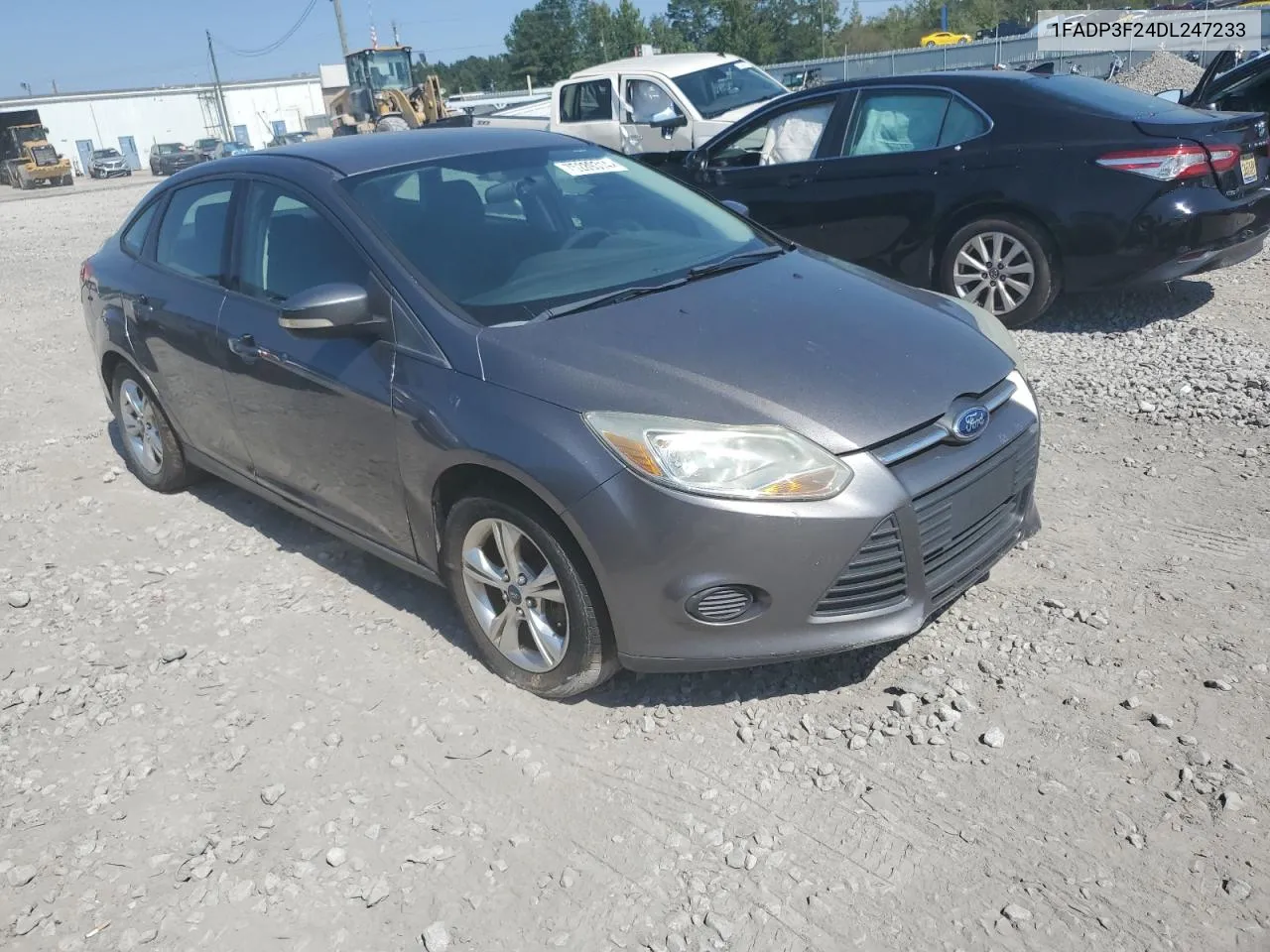 2013 Ford Focus Se VIN: 1FADP3F24DL247233 Lot: 75289314