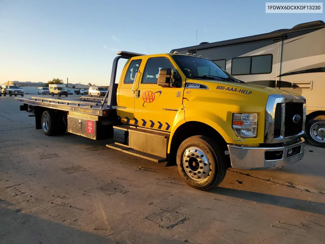 2019 Ford F650 Super Duty VIN: 1FDWX6DCXKDF13230 Lot: 78601104