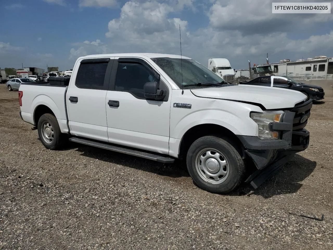 2020 Ford F150 Supercrew VIN: 1FTEW1C81HKD40205 Lot: 65346364