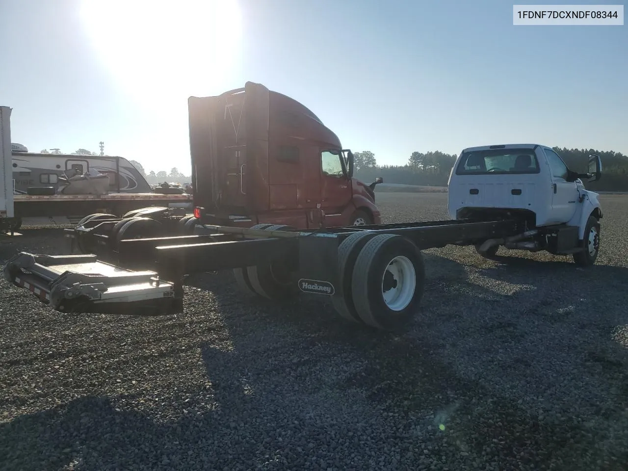 2022 Ford F750 Super Duty VIN: 1FDNF7DCXNDF08344 Lot: 78409384