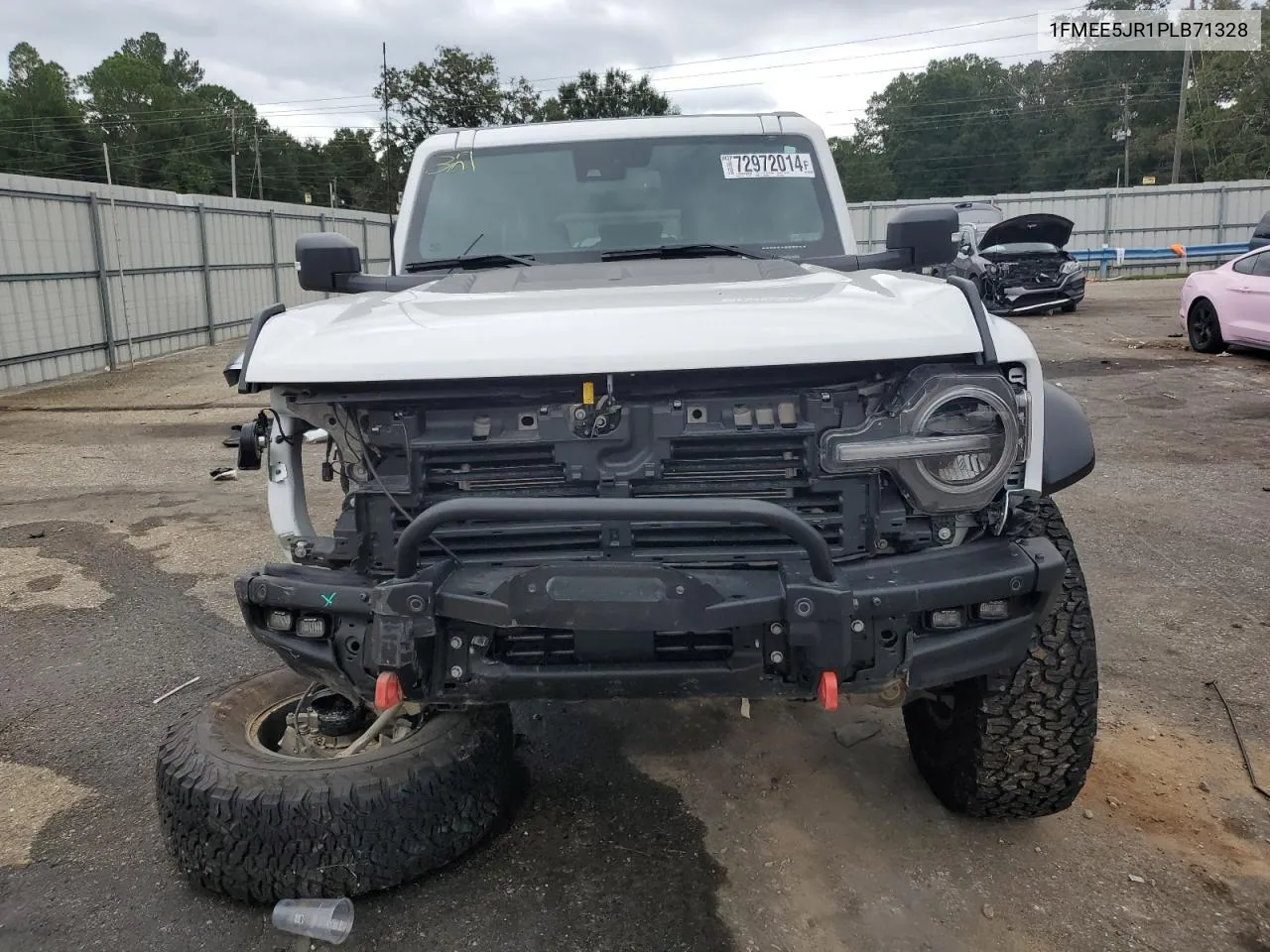 2023 Ford Bronco Raptor VIN: 1FMEE5JR1PLB71328 Lot: 72972014