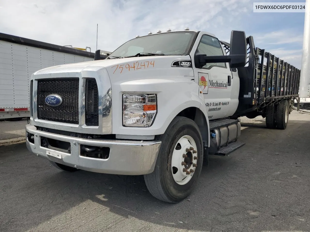 2023 Ford F650 Super Duty VIN: 1FDWX6DC6PDF03124 Lot: 75942474