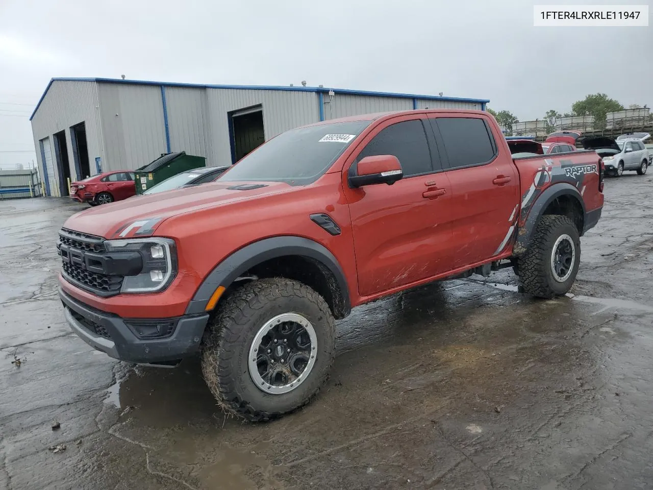 2024 Ford Ranger Raptor VIN: 1FTER4LRXRLE11947 Lot: 68929944