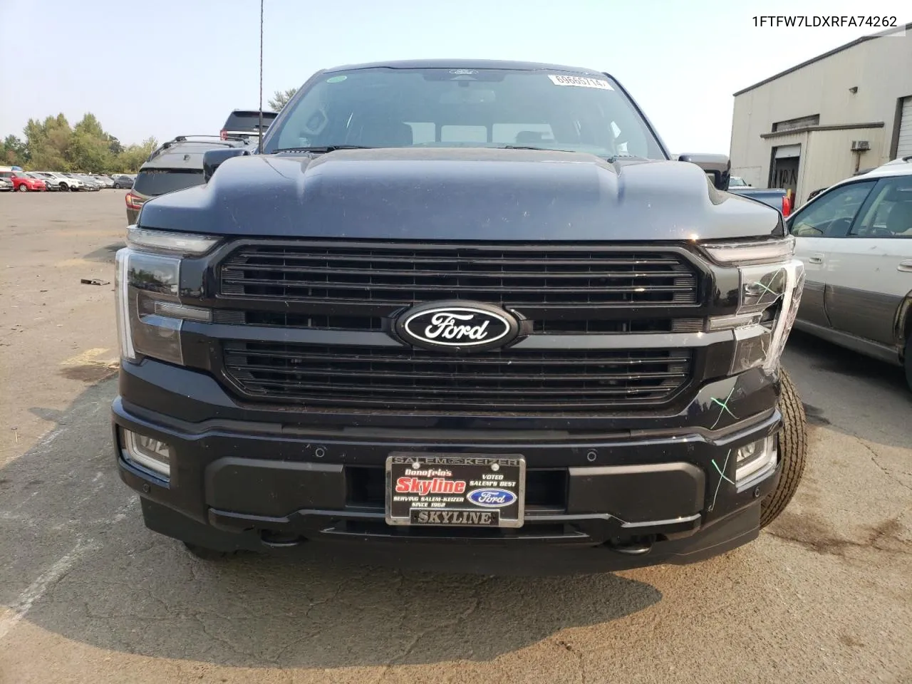 2024 Ford F150 Platinum VIN: 1FTFW7LDXRFA74262 Lot: 69665714