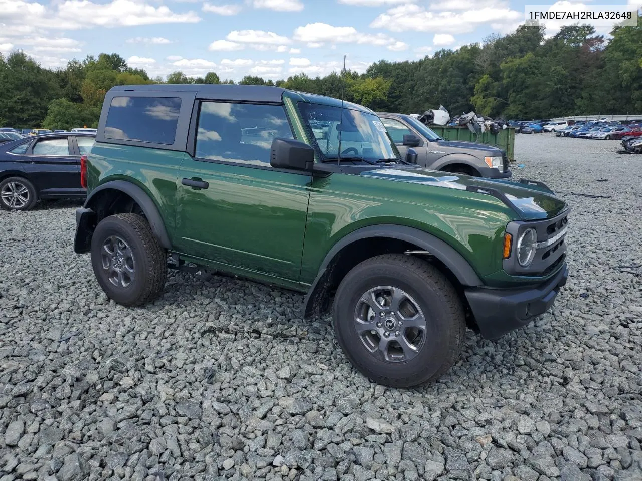 2024 Ford Bronco Big Bend VIN: 1FMDE7AH2RLA32648 Lot: 70574644