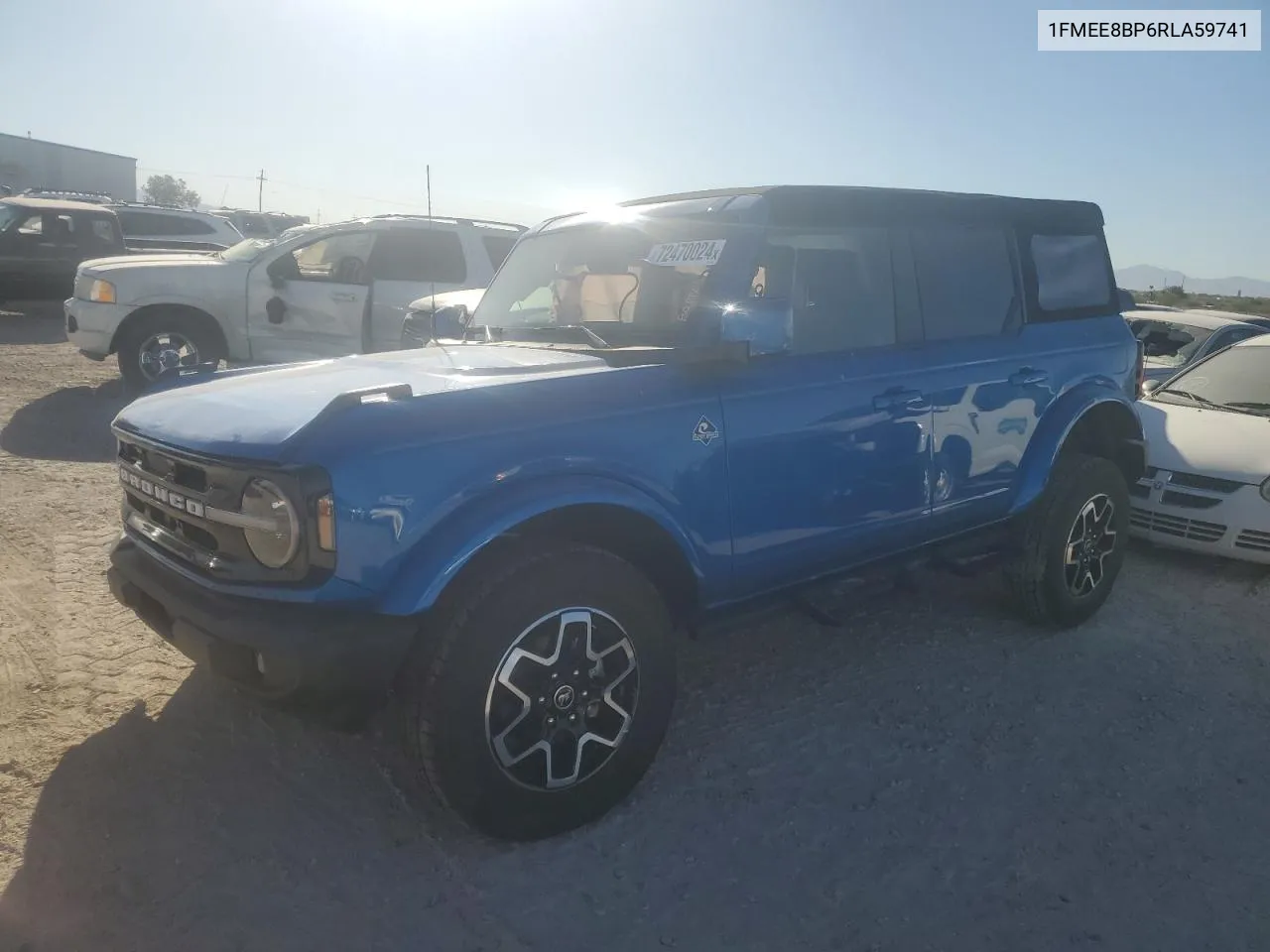 2024 Ford Bronco Outer Banks VIN: 1FMEE8BP6RLA59741 Lot: 72470024