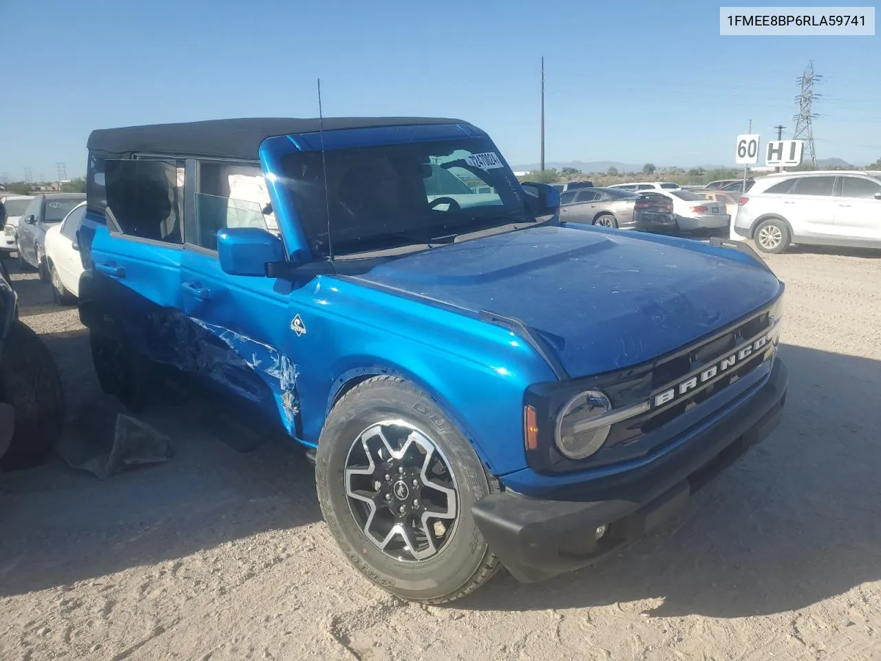 2024 Ford Bronco Outer Banks VIN: 1FMEE8BP6RLA59741 Lot: 72470024