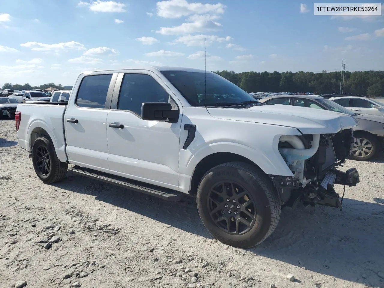 2024 Ford F150 Stx VIN: 1FTEW2KP1RKE53264 Lot: 74602534