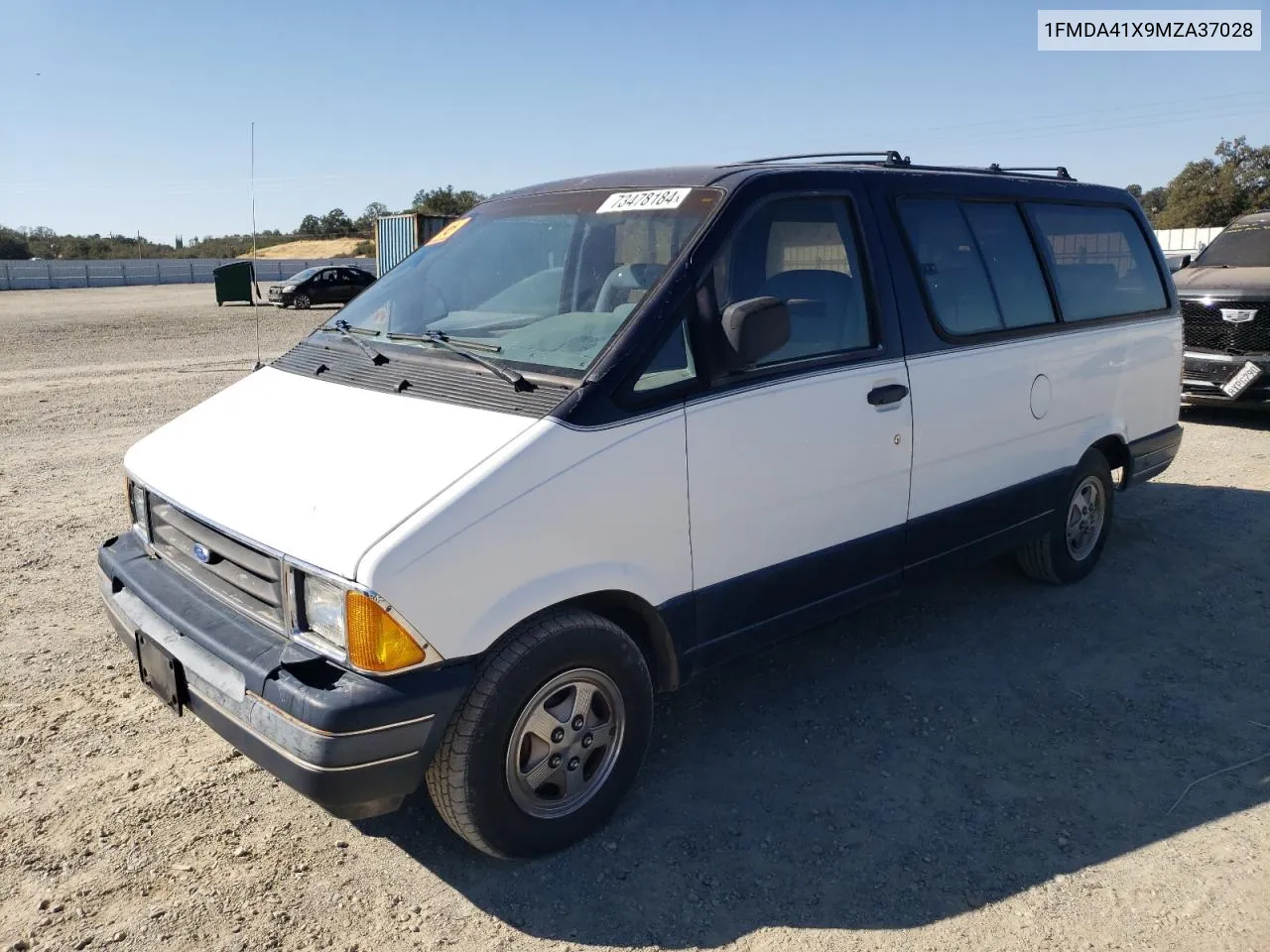 1991 Ford Aerostar VIN: 1FMDA41X9MZA37028 Lot: 73478184