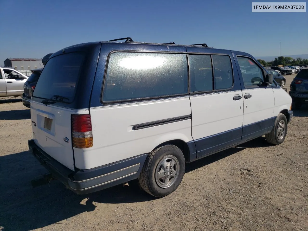 1991 Ford Aerostar VIN: 1FMDA41X9MZA37028 Lot: 73478184