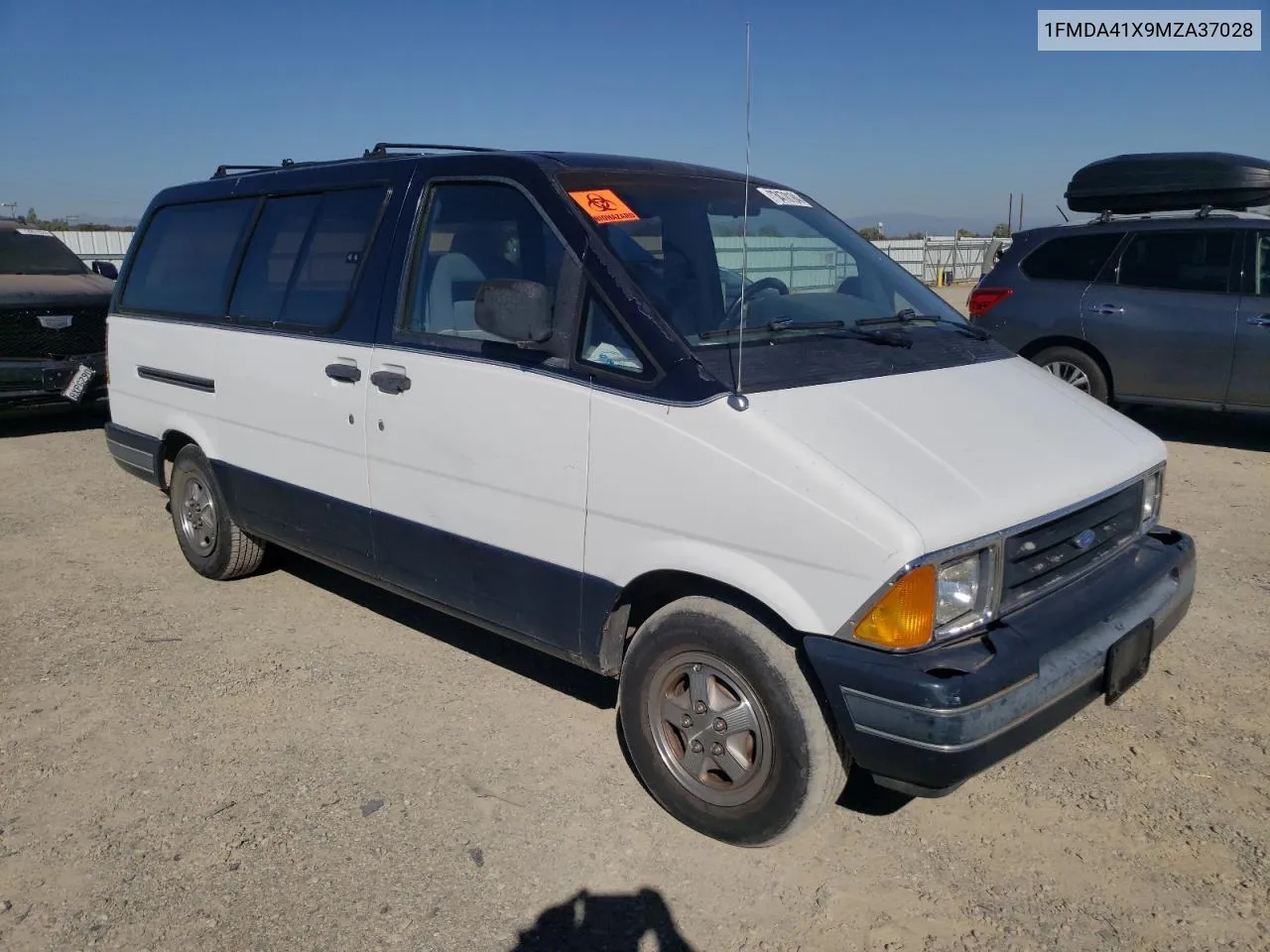 1991 Ford Aerostar VIN: 1FMDA41X9MZA37028 Lot: 73478184