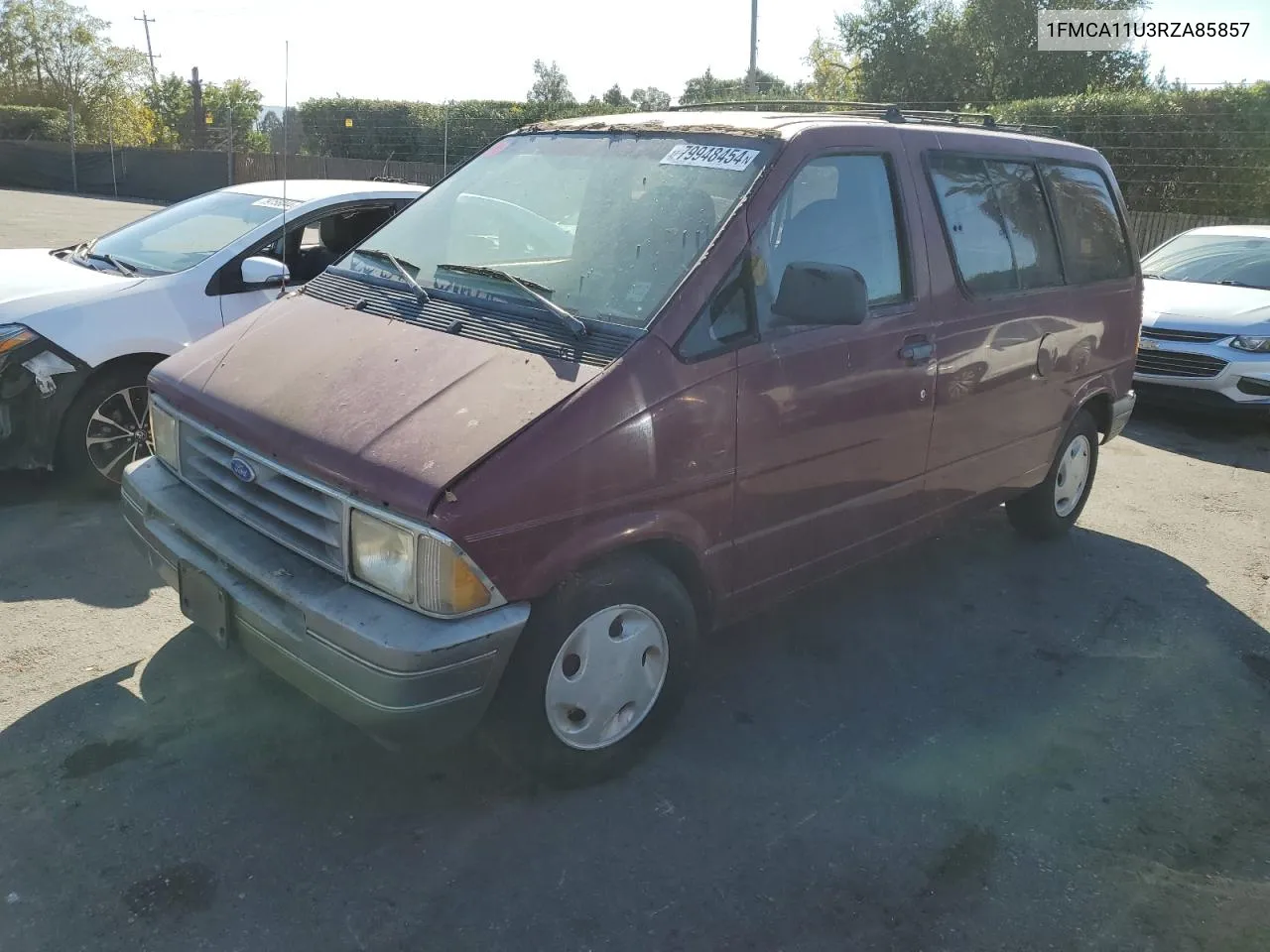 1994 Ford Aerostar VIN: 1FMCA11U3RZA85857 Lot: 79948454