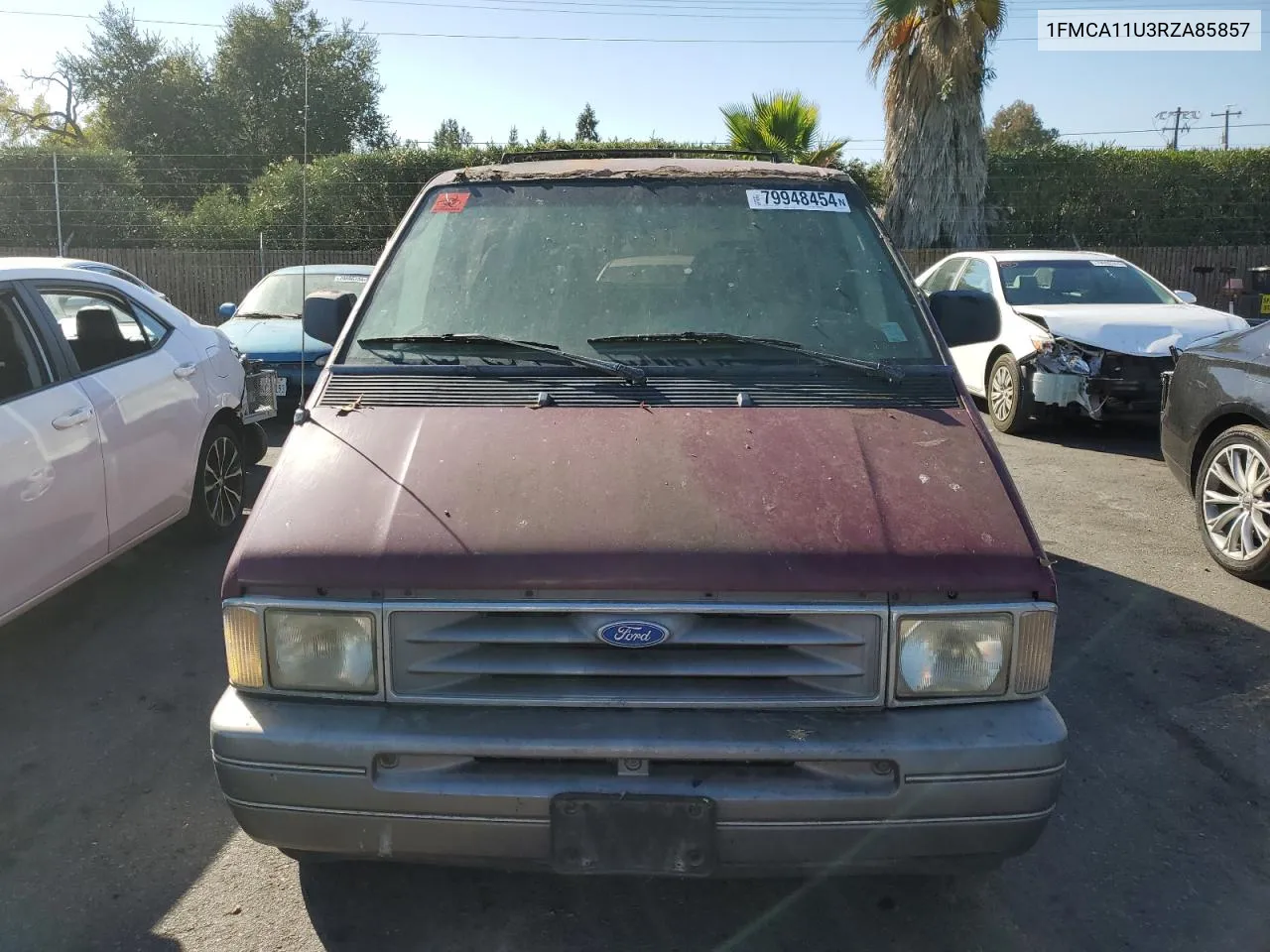 1994 Ford Aerostar VIN: 1FMCA11U3RZA85857 Lot: 79948454