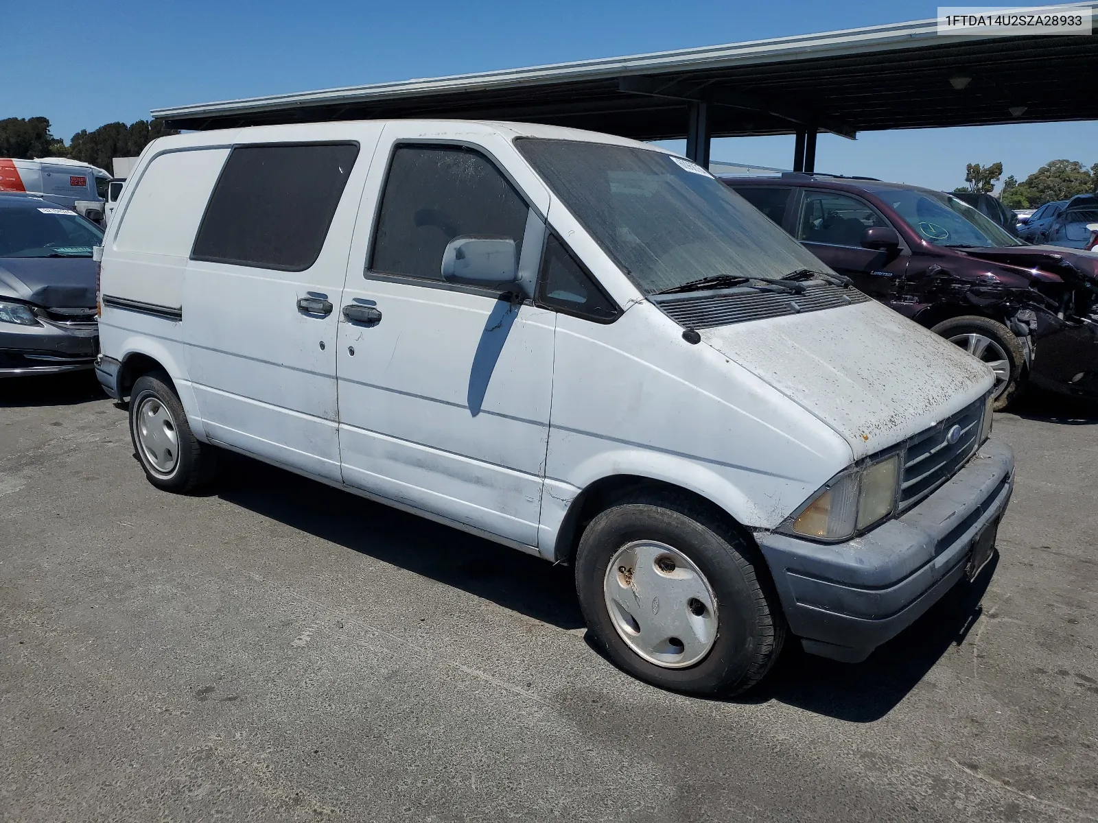 1995 Ford Aerostar VIN: 1FTDA14U2SZA28933 Lot: 60968764