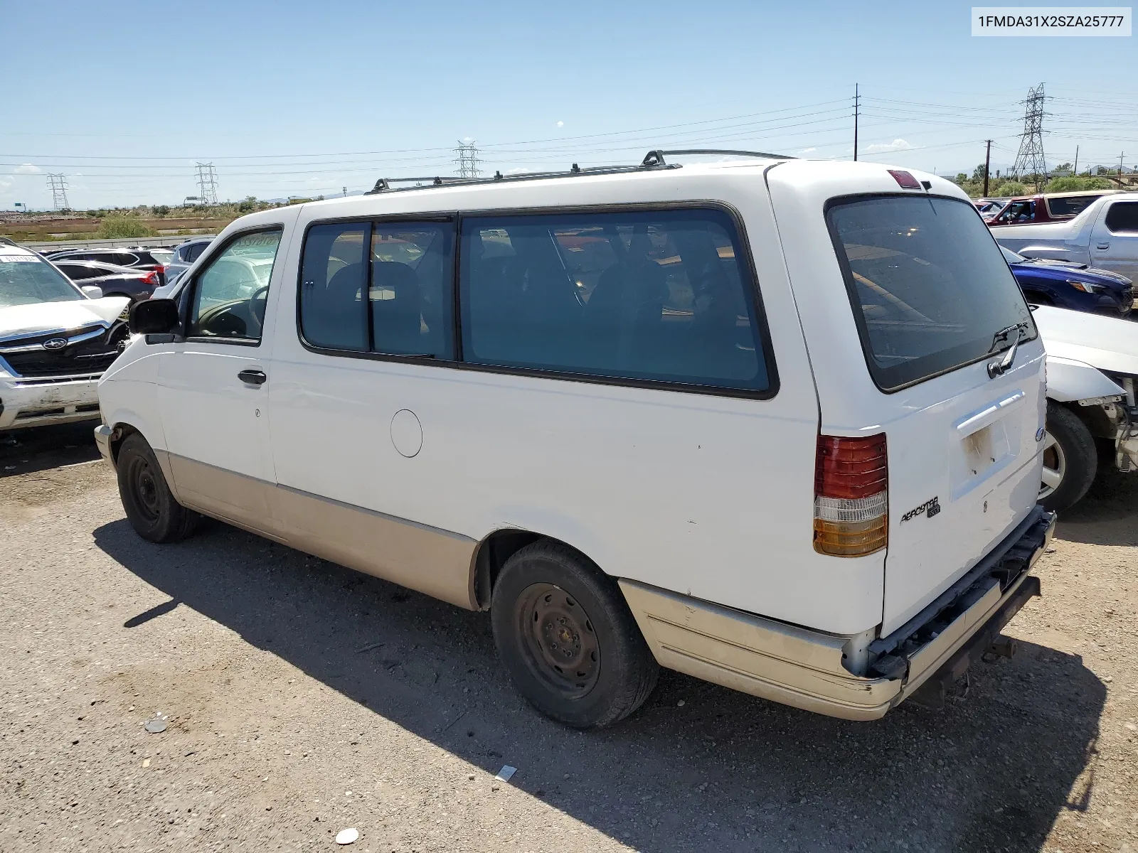 1995 Ford Aerostar VIN: 1FMDA31X2SZA25777 Lot: 67612224