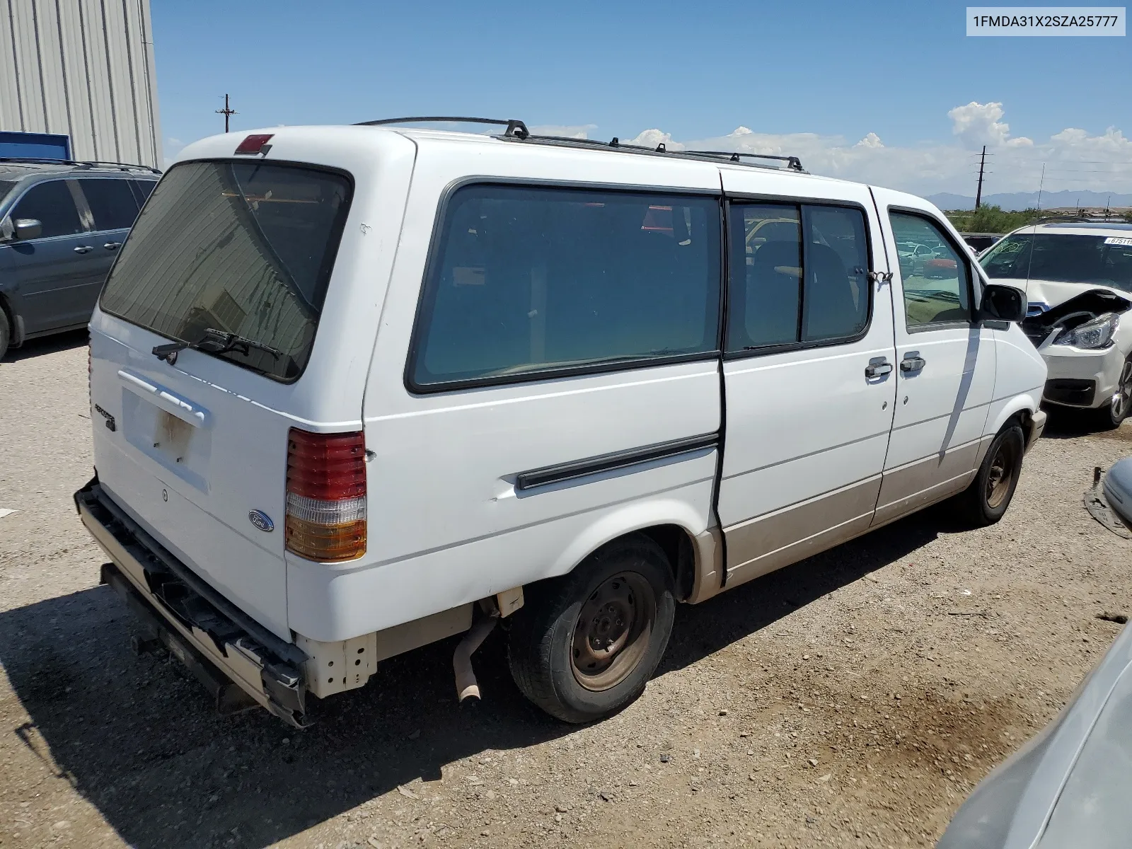 1995 Ford Aerostar VIN: 1FMDA31X2SZA25777 Lot: 67612224