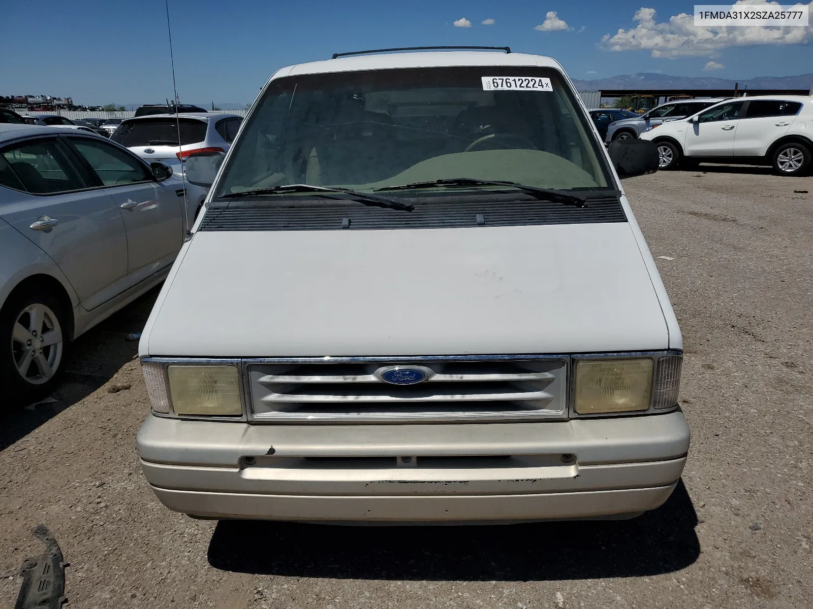 1995 Ford Aerostar VIN: 1FMDA31X2SZA25777 Lot: 67612224