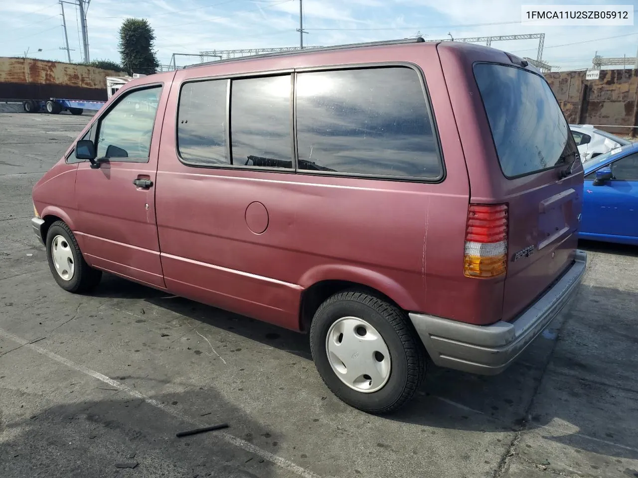 1995 Ford Aerostar VIN: 1FMCA11U2SZB05912 Lot: 78387534