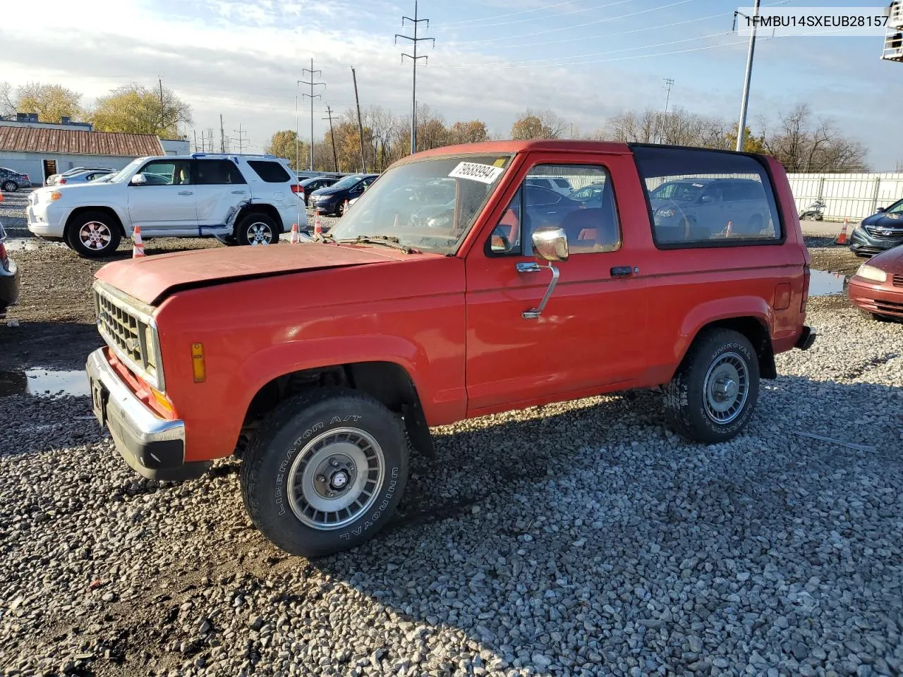 1984 Ford Bronco Ii VIN: 1FMBU14SXEUB28157 Lot: 79688994