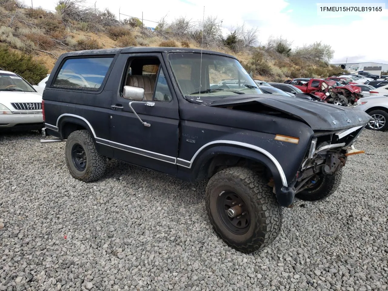 1986 Ford Bronco U100 VIN: 1FMEU15H7GLB19165 Lot: 71802554