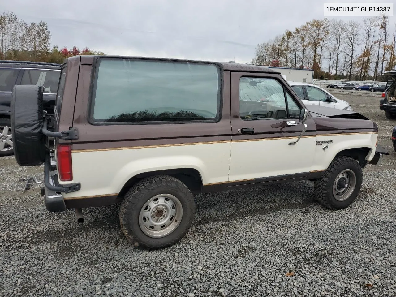 1986 Ford Bronco Ii VIN: 1FMCU14T1GUB14387 Lot: 76962214