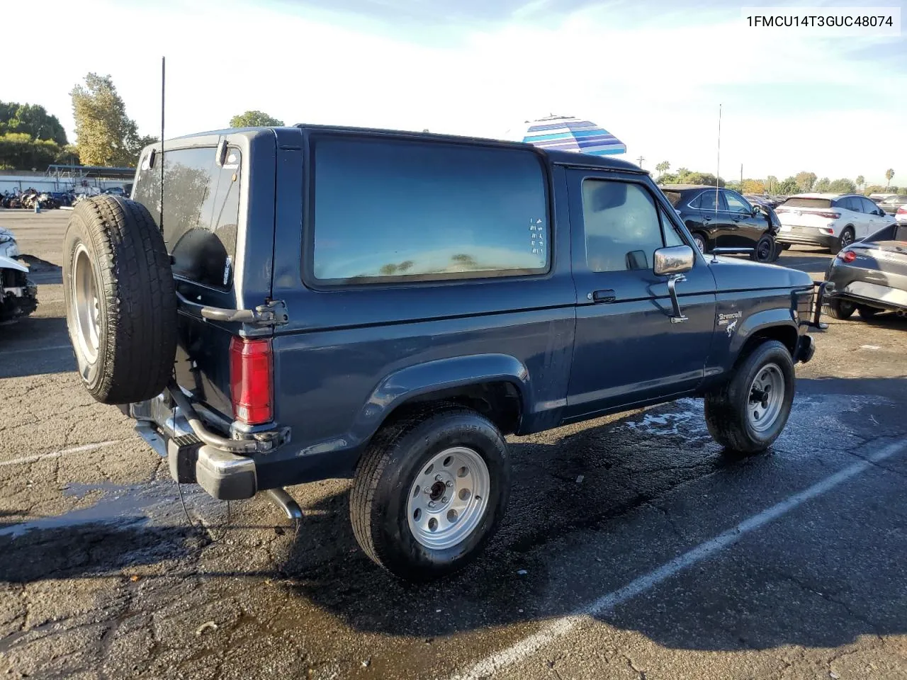 1986 Ford Bronco Ii VIN: 1FMCU14T3GUC48074 Lot: 77661364