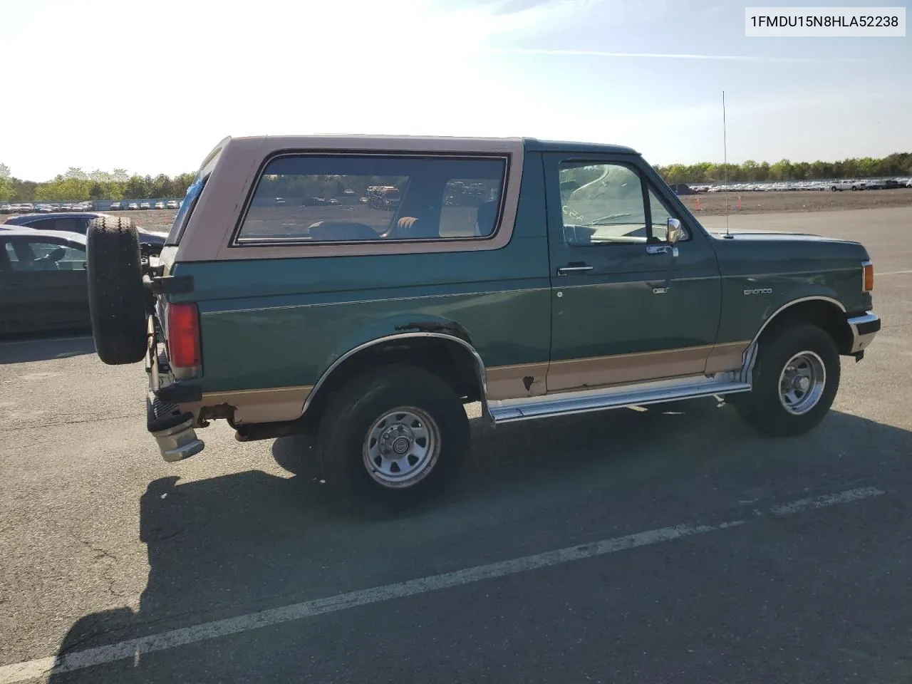 1987 Ford Bronco U100 VIN: 1FMDU15N8HLA52238 Lot: 56092194