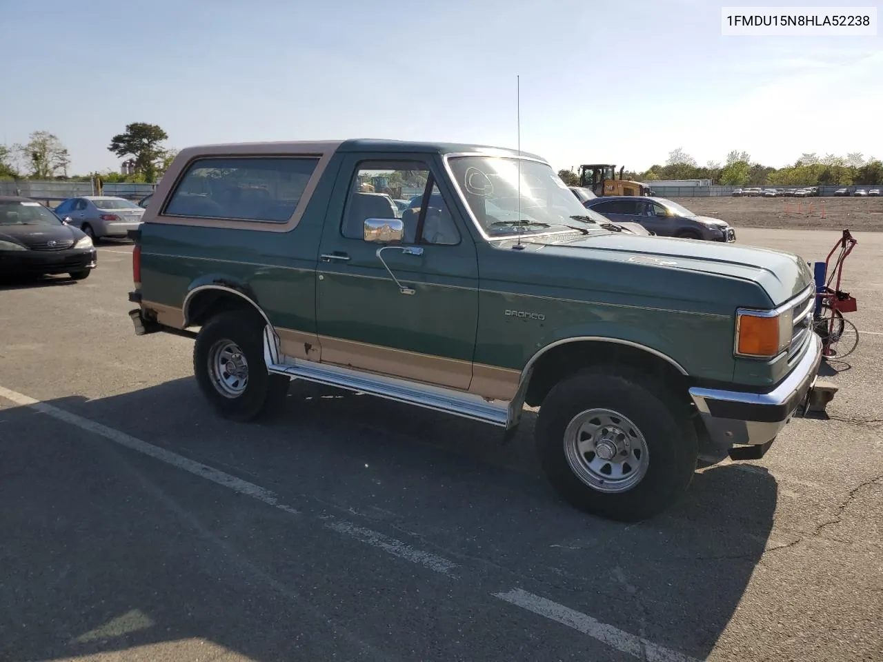 1987 Ford Bronco U100 VIN: 1FMDU15N8HLA52238 Lot: 56092194