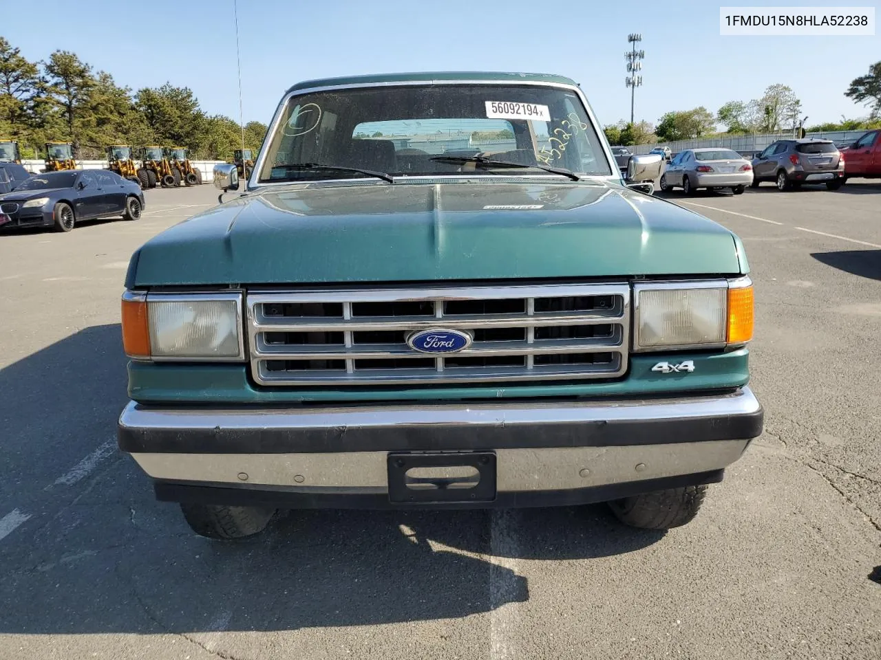 1987 Ford Bronco U100 VIN: 1FMDU15N8HLA52238 Lot: 56092194