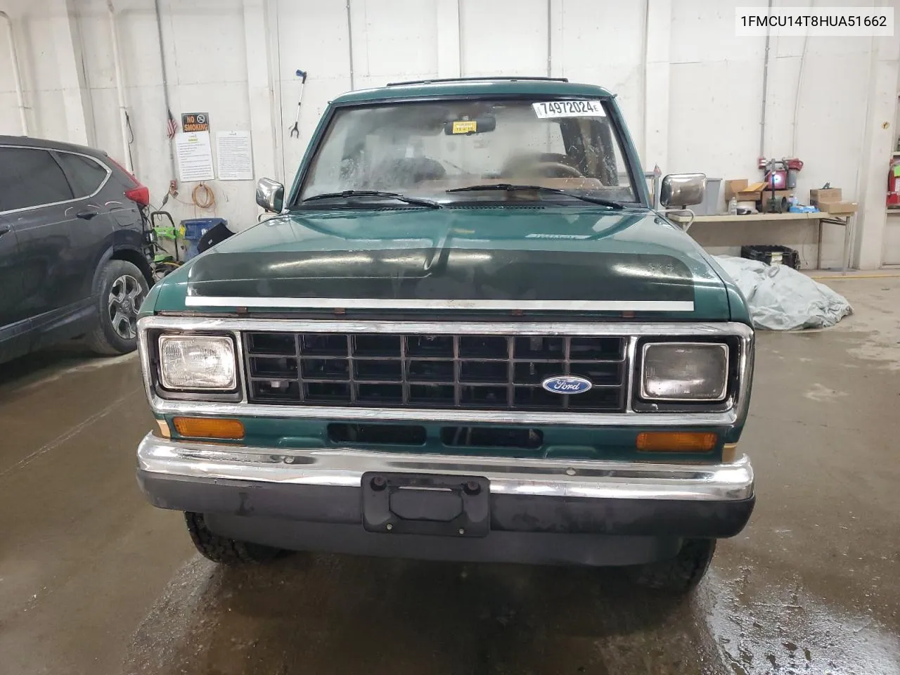 1987 Ford Bronco Ii VIN: 1FMCU14T8HUA51662 Lot: 74972024