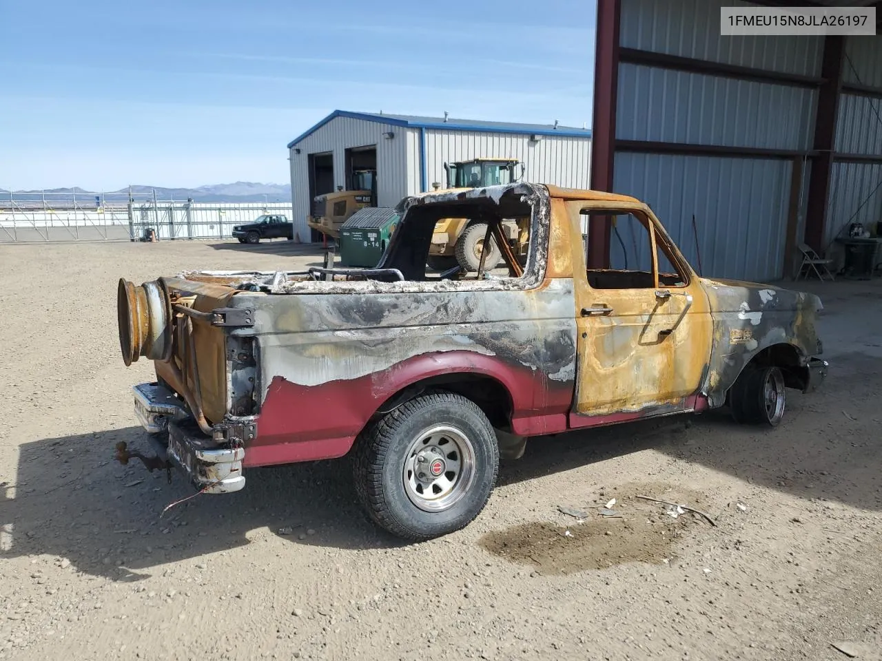 1988 Ford Bronco U100 VIN: 1FMEU15N8JLA26197 Lot: 59036224