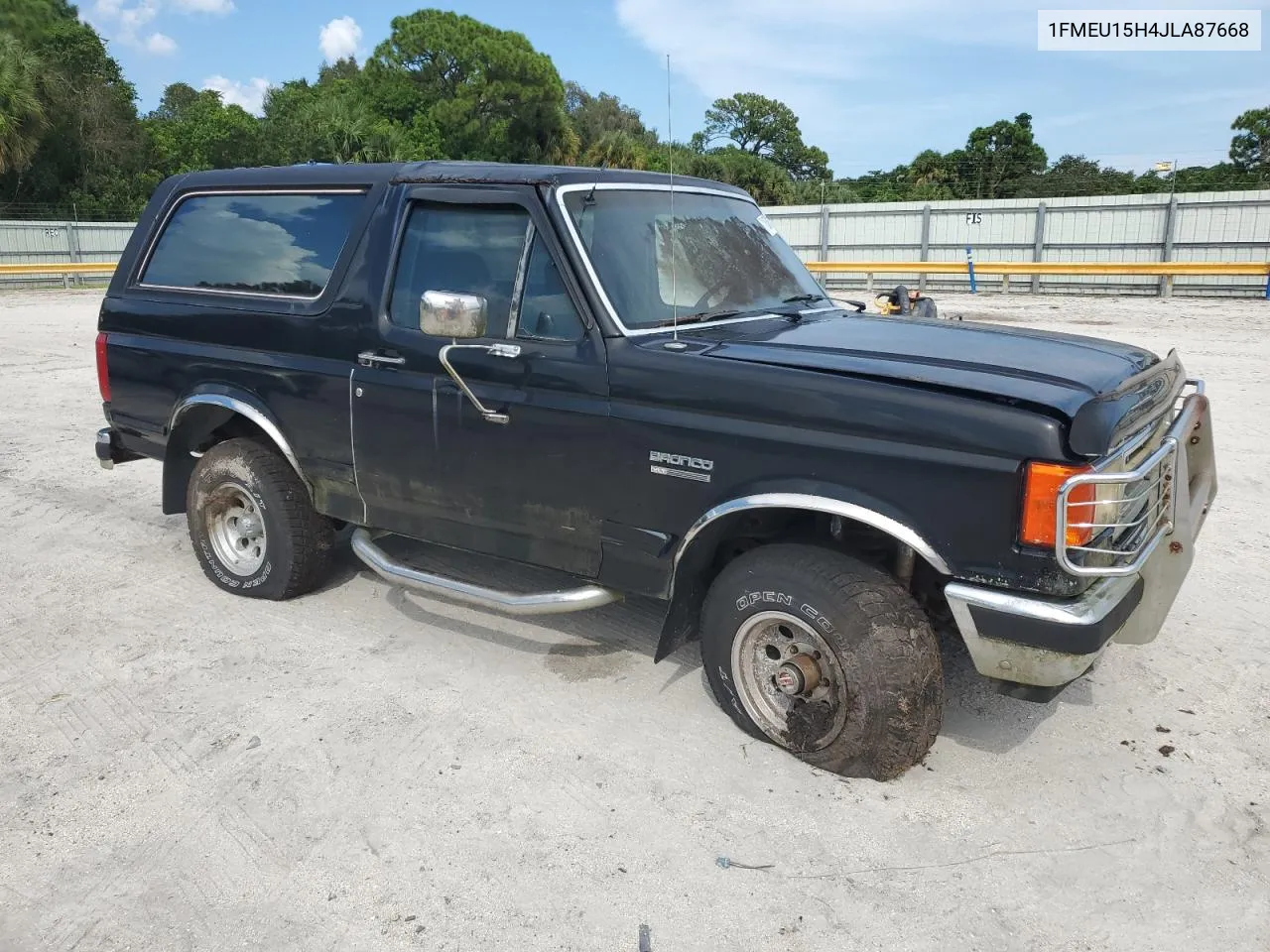 1988 Ford Bronco U100 VIN: 1FMEU15H4JLA87668 Lot: 71630614