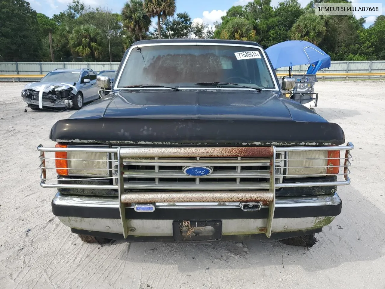 1988 Ford Bronco U100 VIN: 1FMEU15H4JLA87668 Lot: 71630614