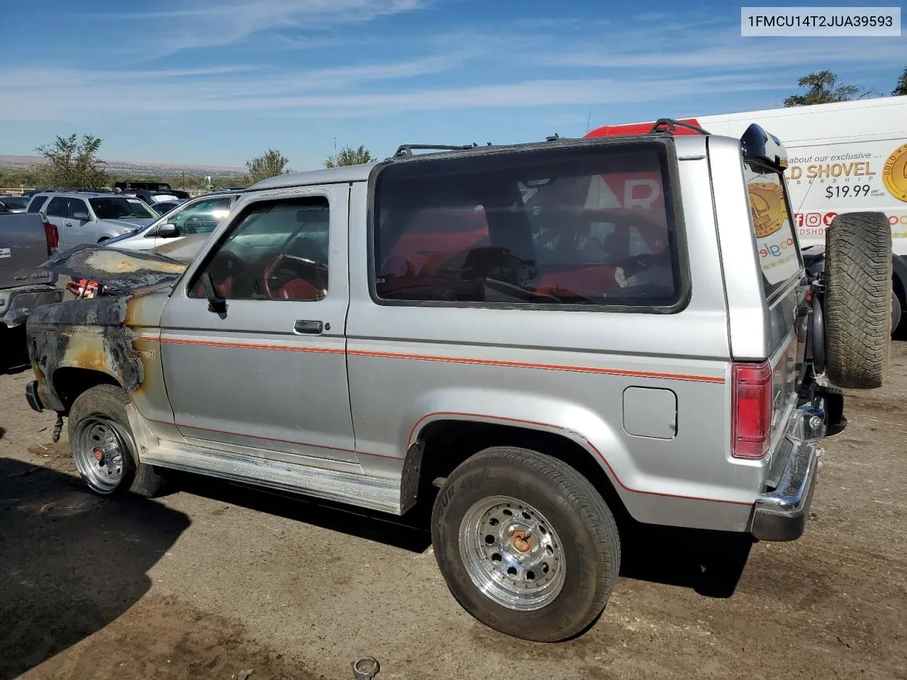 1988 Ford Bronco Ii VIN: 1FMCU14T2JUA39593 Lot: 76556764