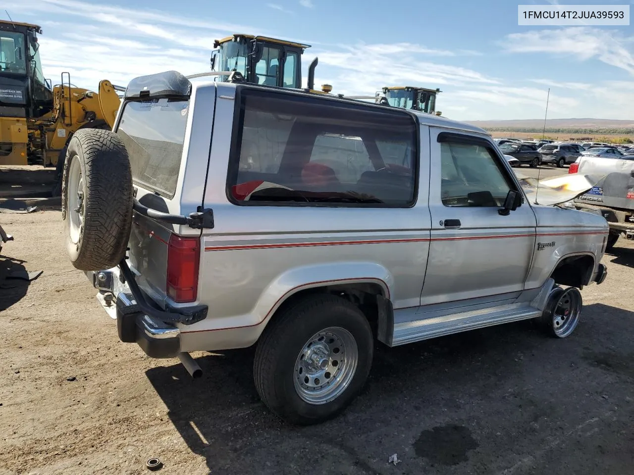 1988 Ford Bronco Ii VIN: 1FMCU14T2JUA39593 Lot: 76556764