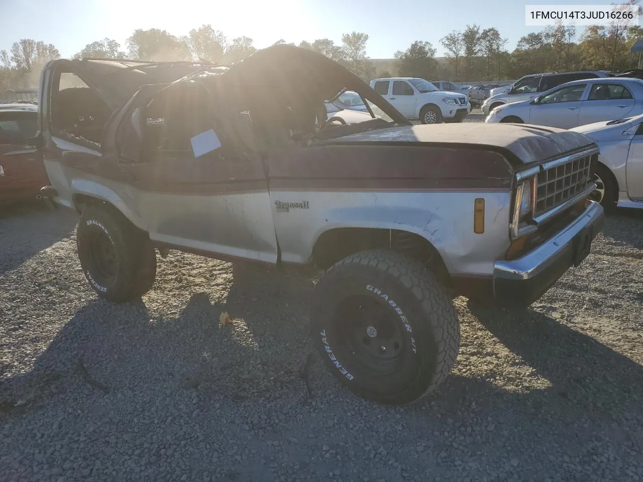 1988 Ford Bronco Ii VIN: 1FMCU14T3JUD16266 Lot: 77365034