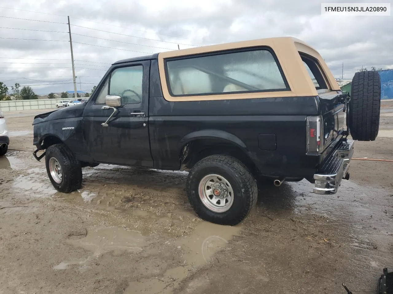 1988 Ford Bronco U100 VIN: 1FMEU15N3JLA20890 Lot: 79555004