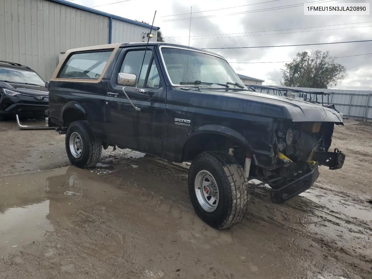 1988 Ford Bronco U100 VIN: 1FMEU15N3JLA20890 Lot: 79555004