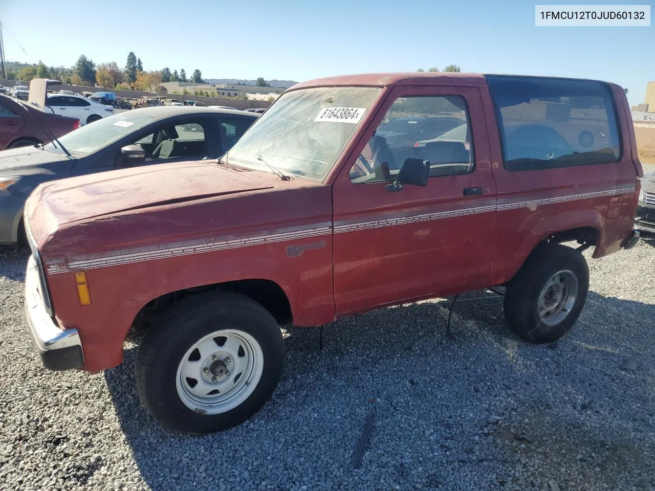 1988 Ford Bronco Ii VIN: 1FMCU12T0JUD60132 Lot: 81643864