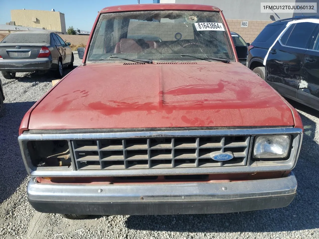 1988 Ford Bronco Ii VIN: 1FMCU12T0JUD60132 Lot: 81643864