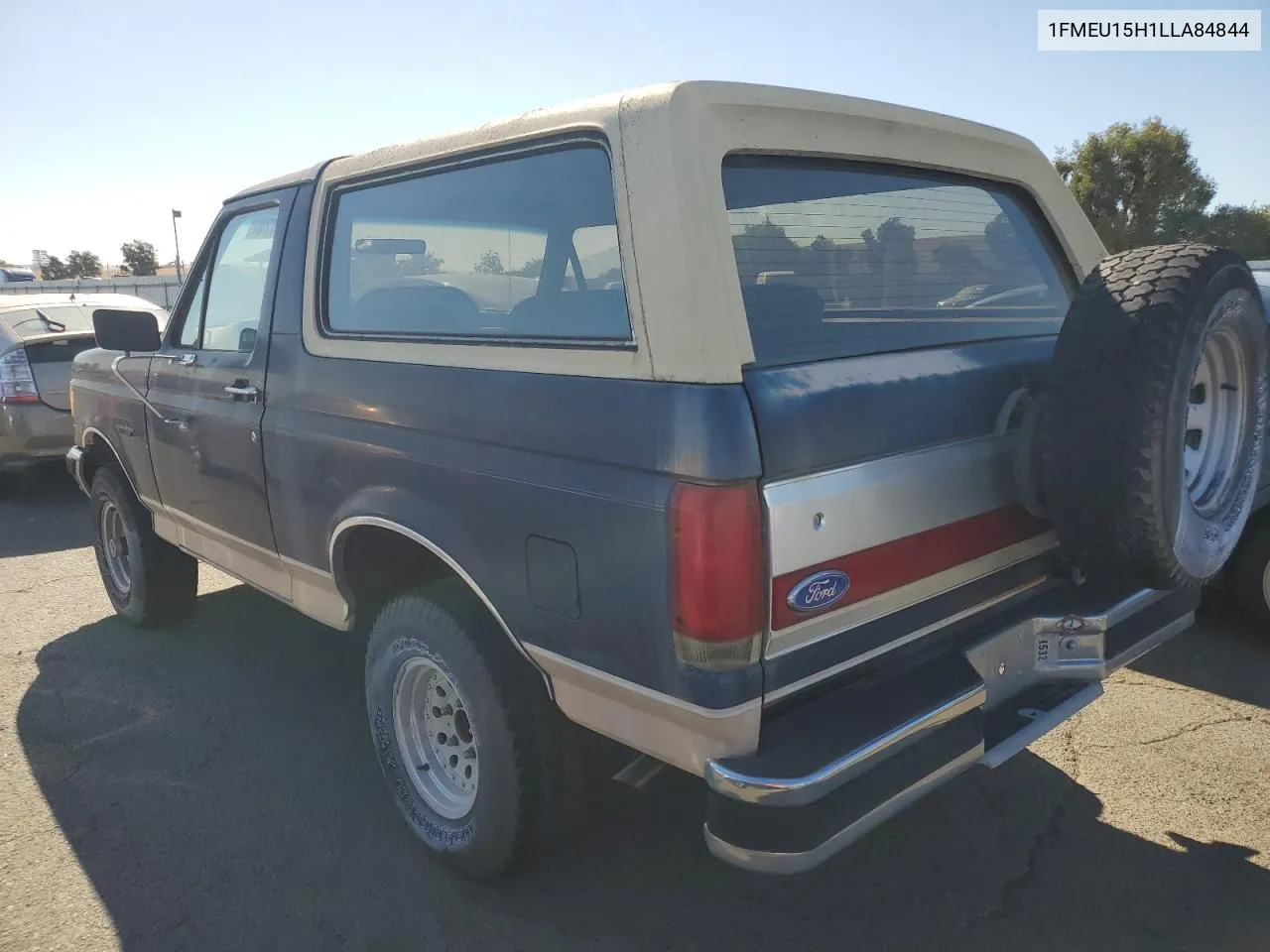 1990 Ford Bronco U100 VIN: 1FMEU15H1LLA84844 Lot: 70136474