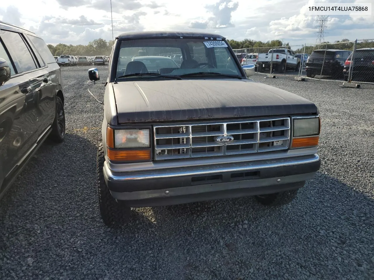 1990 Ford Bronco Ii VIN: 1FMCU14T4LUA75868 Lot: 74209254