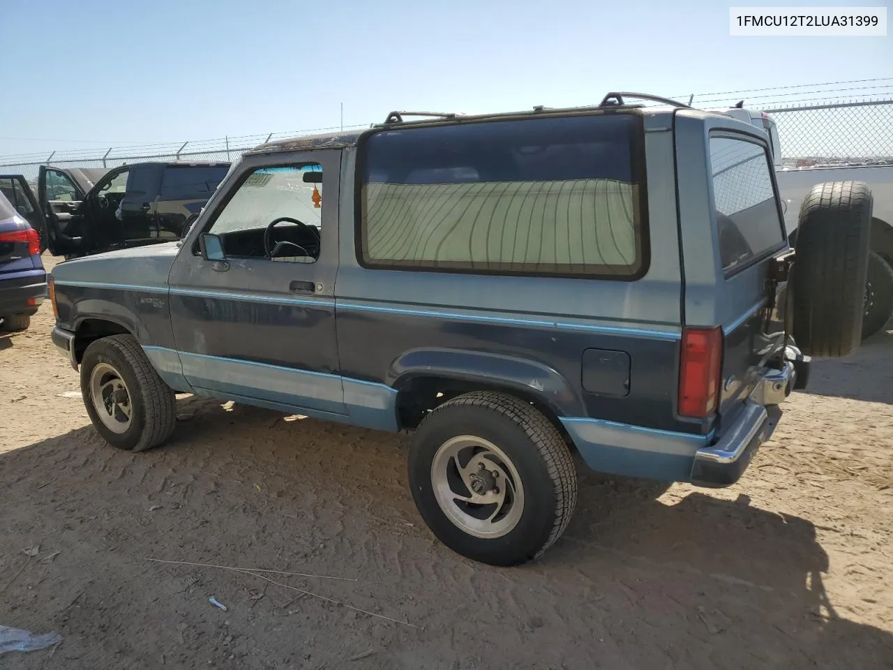 1990 Ford Bronco Ii VIN: 1FMCU12T2LUA31399 Lot: 77099614