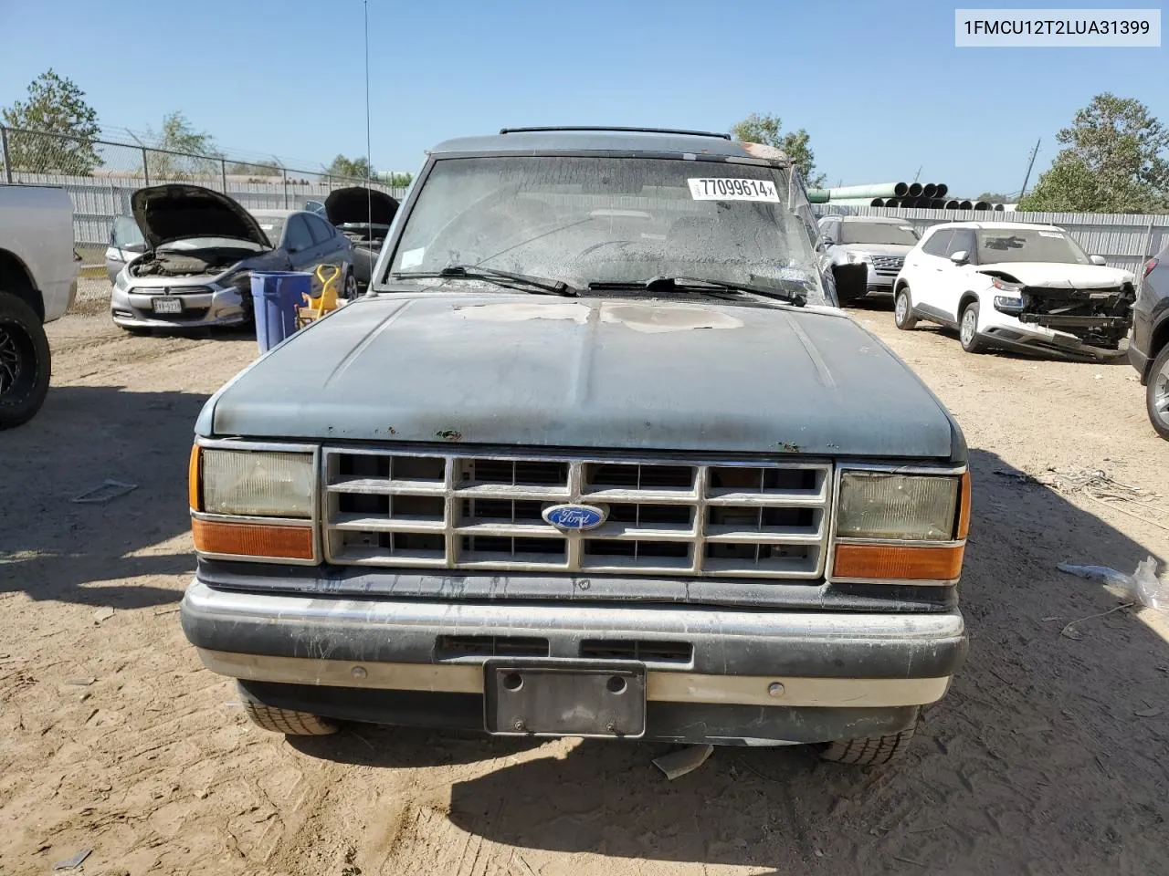 1990 Ford Bronco Ii VIN: 1FMCU12T2LUA31399 Lot: 77099614