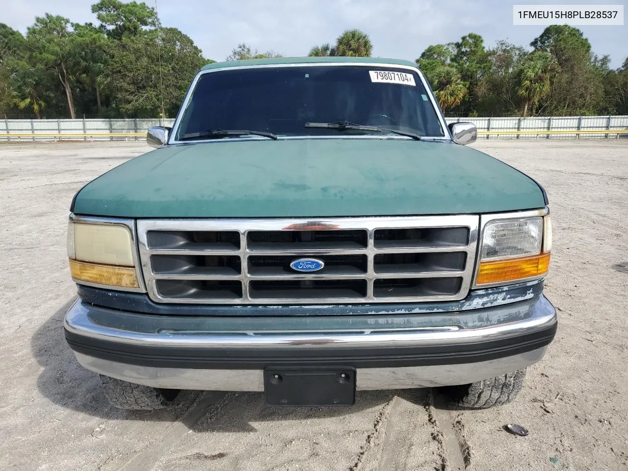 1993 Ford Bronco U100 VIN: 1FMEU15H8PLB28537 Lot: 79807104