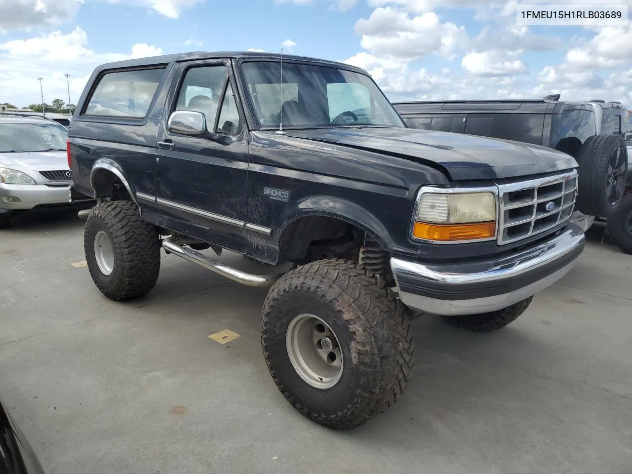 1994 Ford Bronco U100 VIN: 1FMEU15H1RLB03689 Lot: 76793384