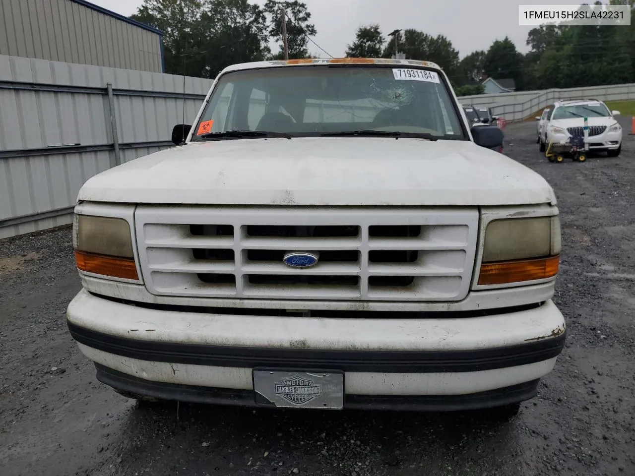 1995 Ford Bronco U100 VIN: 1FMEU15H2SLA42231 Lot: 71931184