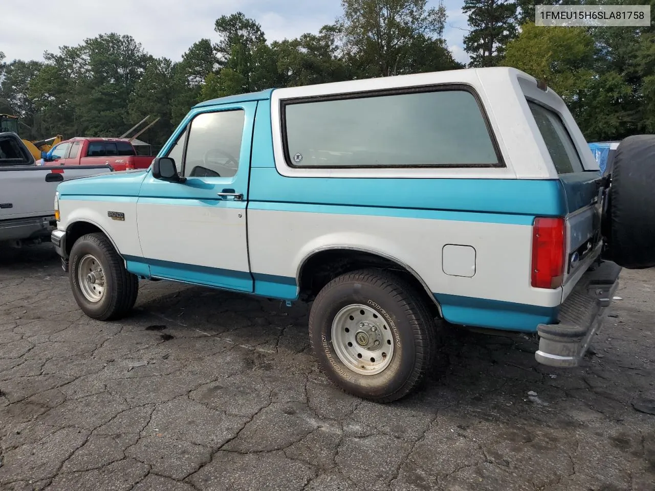 1995 Ford Bronco U100 VIN: 1FMEU15H6SLA81758 Lot: 74821064