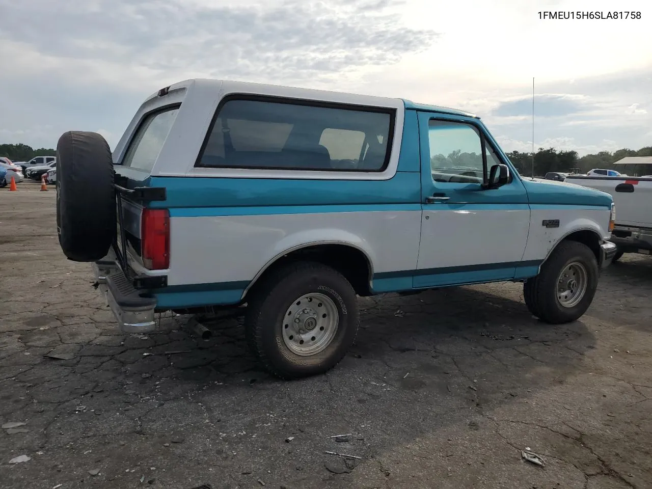 1995 Ford Bronco U100 VIN: 1FMEU15H6SLA81758 Lot: 74821064